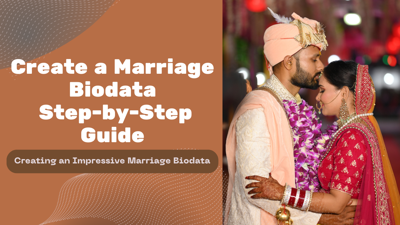 create biodata for marriage