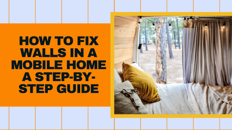 How to Fix Walls in a Mobile Home